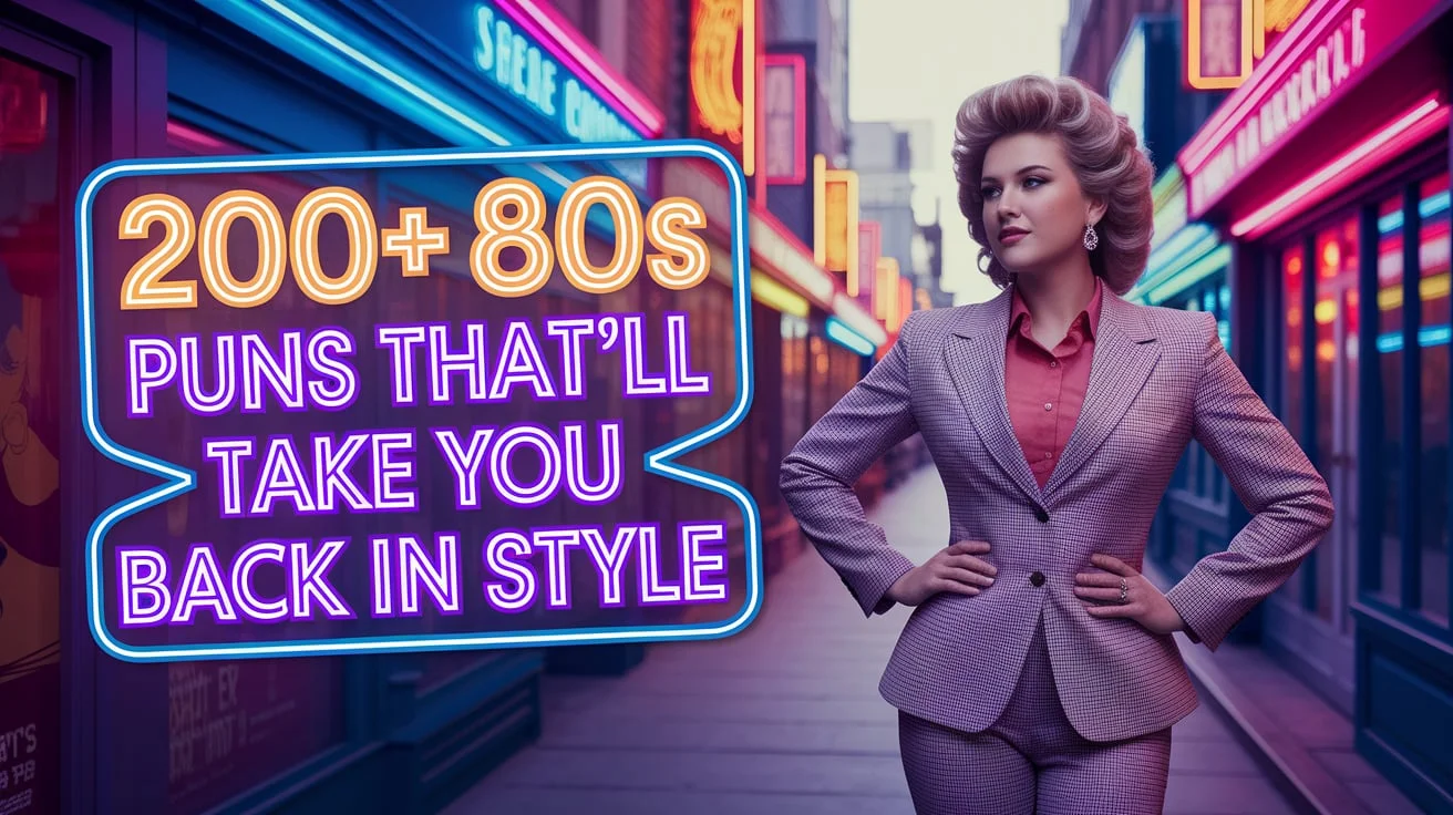 80s Puns That’ll Take You Back in Style