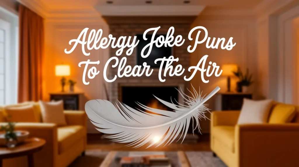 Allergy joke puns to clear the air