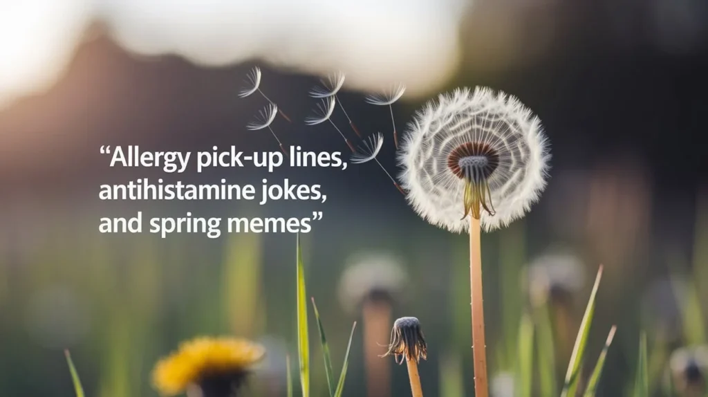 Allergy Pick-Up Lines, Antihistamine Jokes, and Spring Memes