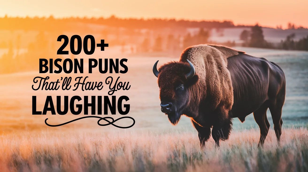 Bison Puns That’ll Have You Laughing