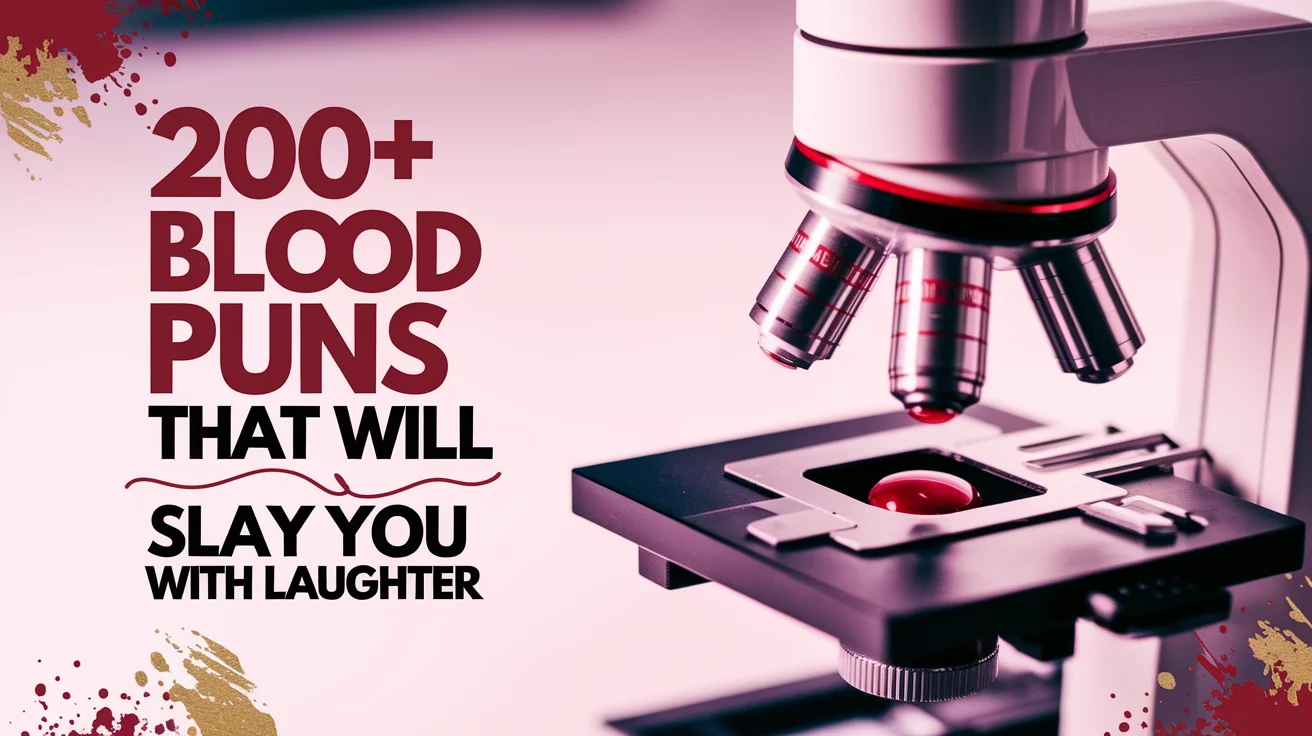 Blood Puns That Will Slay you with laughter
