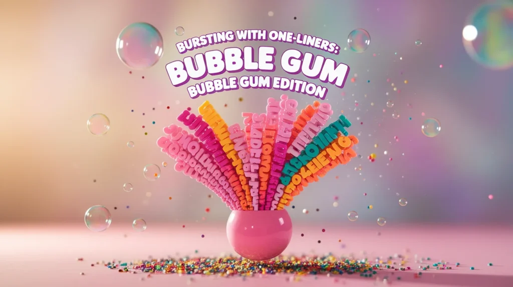 Bursting with One-liners: Bubble Gum Edition