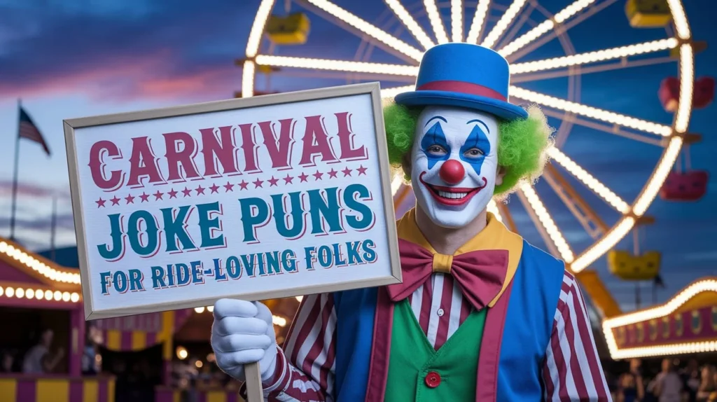 Carnival joke puns for ride-loving folks