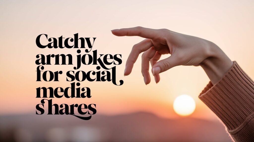 Catchy Arm Jokes For Social Media Shares