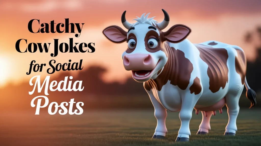 Catchy Cow Jokes for Social Media Posts