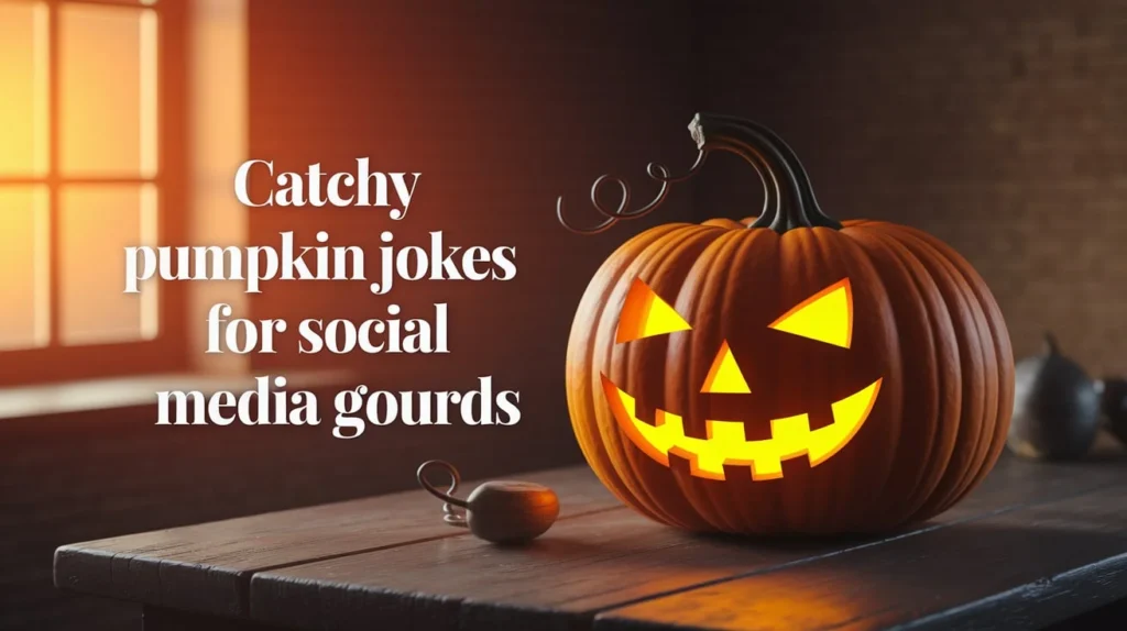 Catchy Pumpkin Jokes For Social Media Gourds