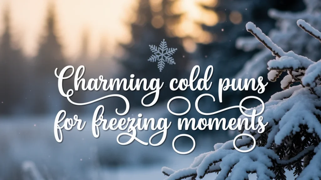 Charming Cold Puns For Freezing Moments