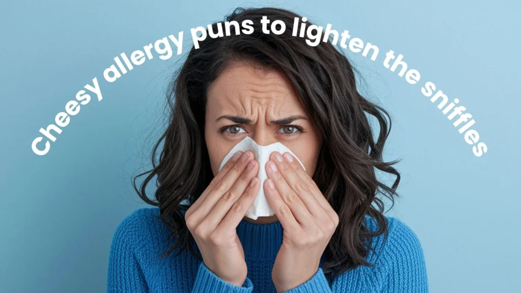 Cheesy allergy puns to lighten the sniffles