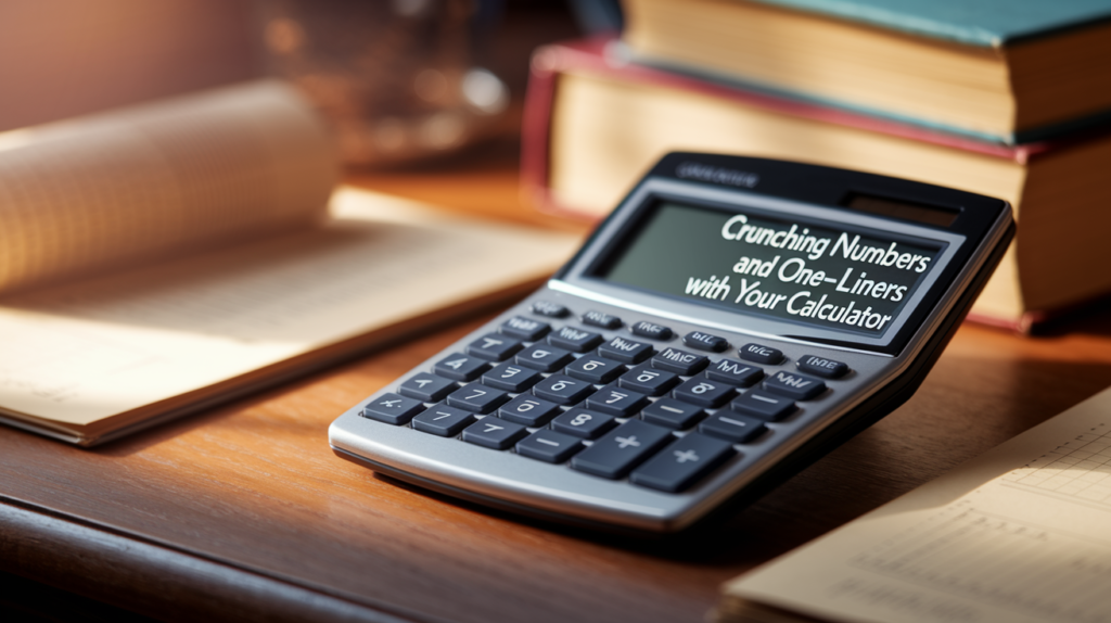 Crunching Numbers and One-Liners with Your Calculator