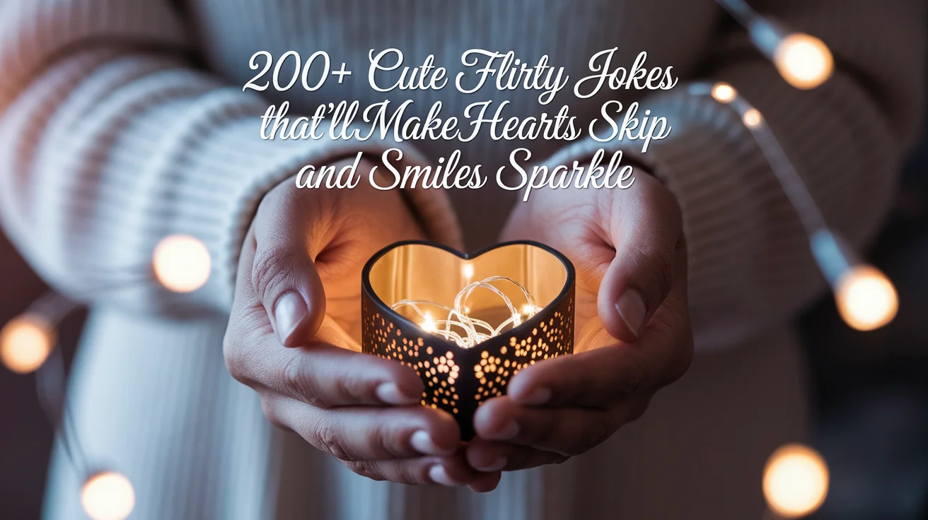Cute Flirty Jokes That’ll Make You Smile sparkle