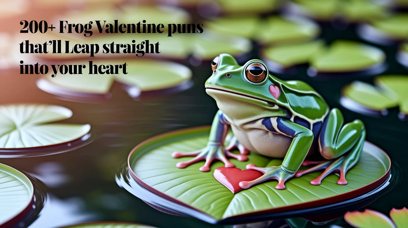 Frog Valentine Puns That’ll Leap Straight into Your Heart