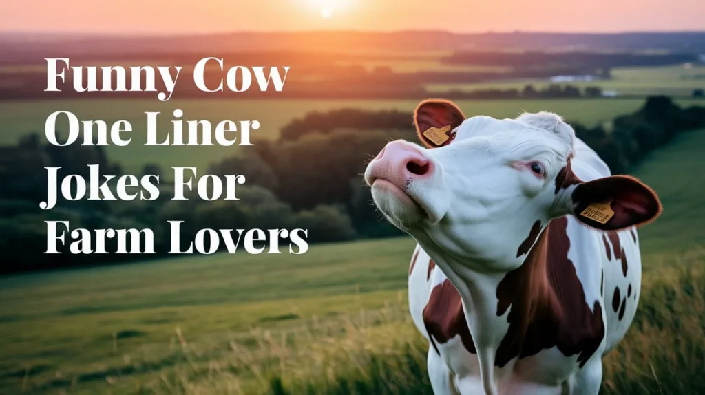 Funny Cow One Liner Jokes for Farm Lovers