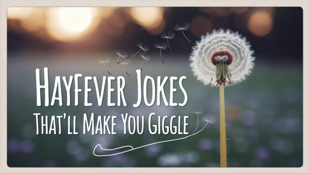 Hayfever Jokes That’ll Make You Giggle
