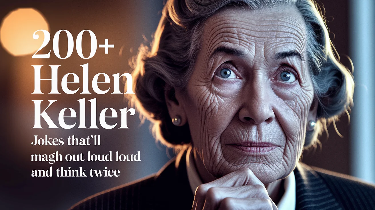 Helen Keller Jokes That’ll Make