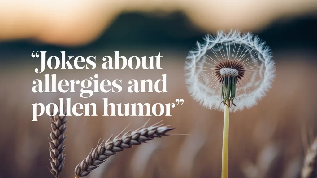 Jokes About Allergies and Pollen Humor