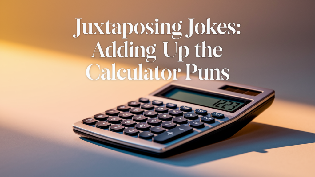 Juxtaposing Jokes: Adding Up the Calculator Puns