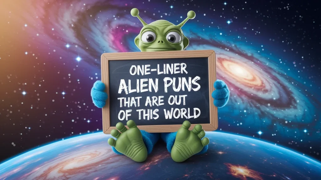 One-liner alien puns that are out of this world
