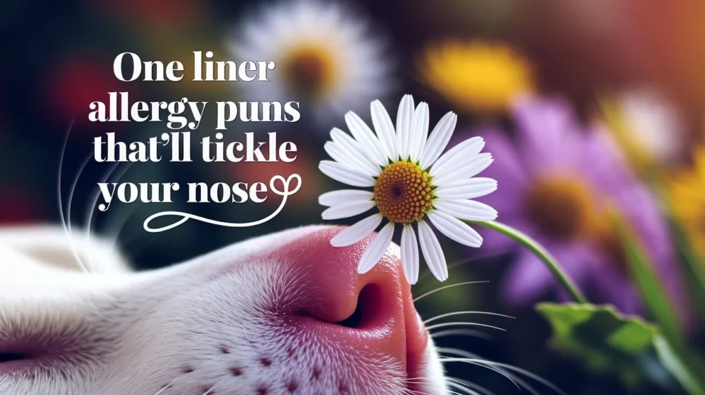 One liner allergy puns that’ll tickle your nose