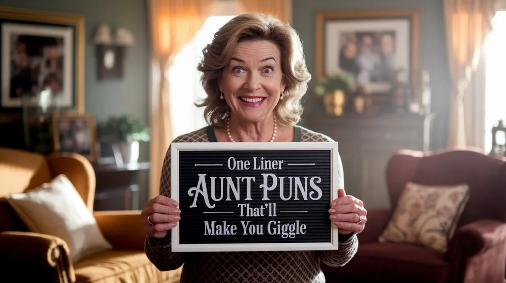 One Liner Aunt Puns That’ll Make You Giggle