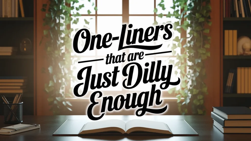 One-Liners That Are Just Dilly Enough