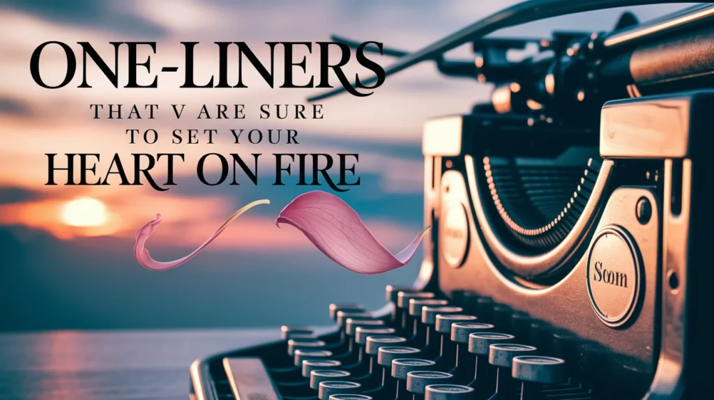 One-Liners That Are Sure to Set Your Heart on Fire
