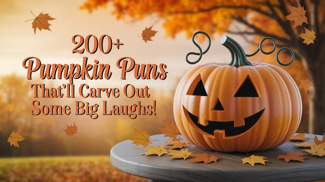 Pumpkin Puns That'll Carve