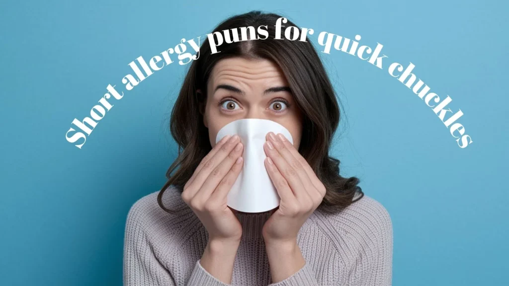 Short allergy puns for quick chuckles