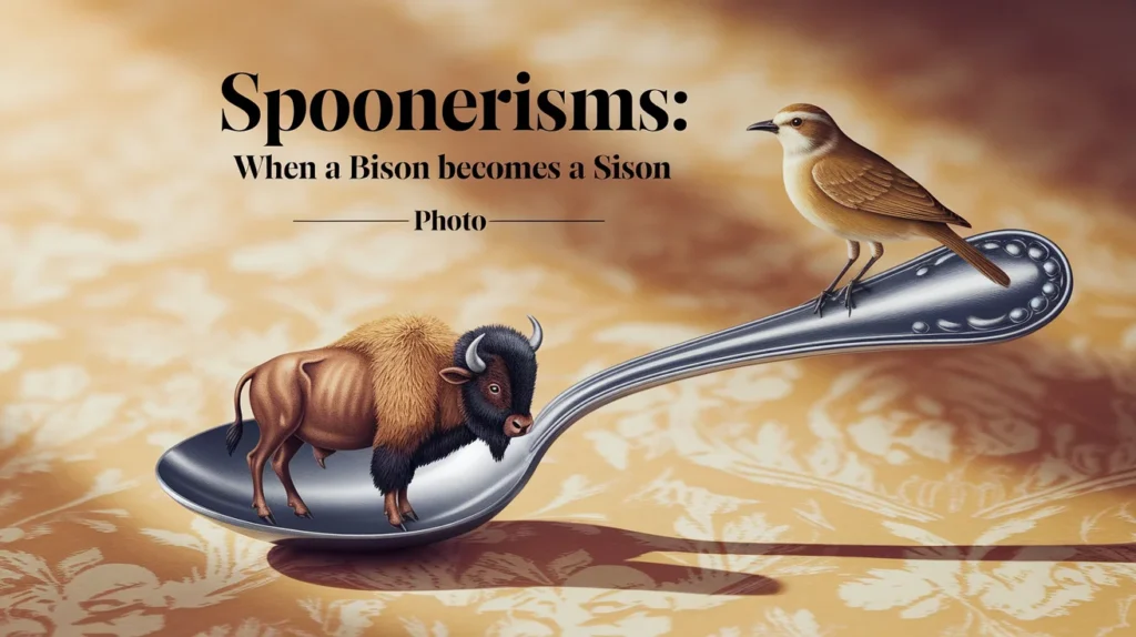Spoonerisms: When a Bison Becomes a Sison