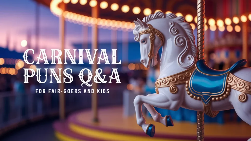 Carnival puns Q&A for fair-goers and kids