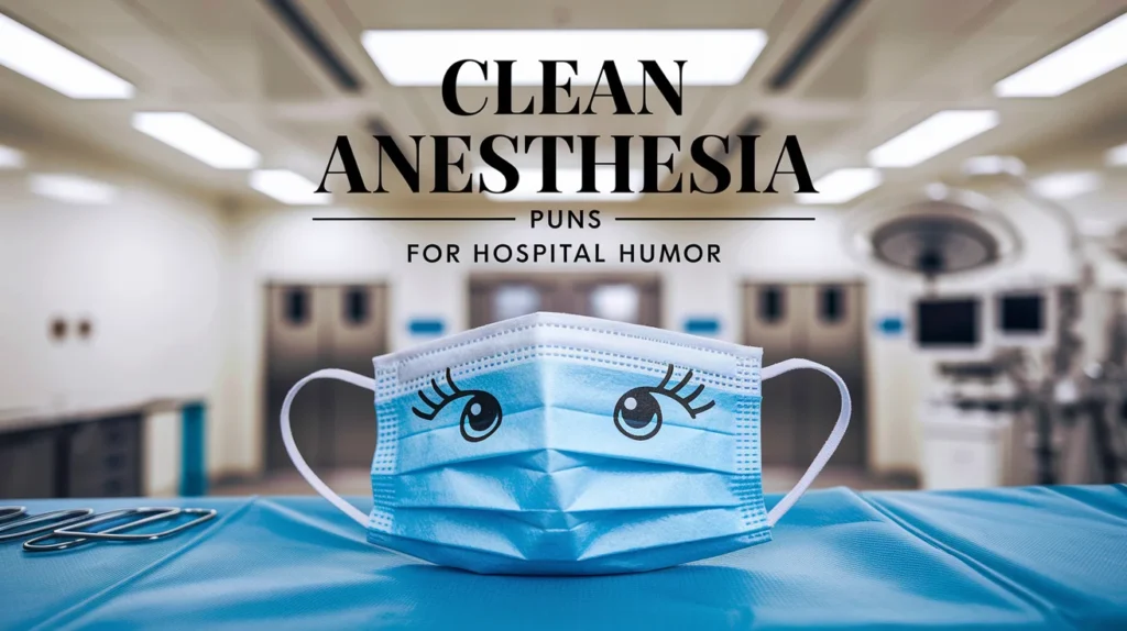 Clean anesthesia puns for hospital humor