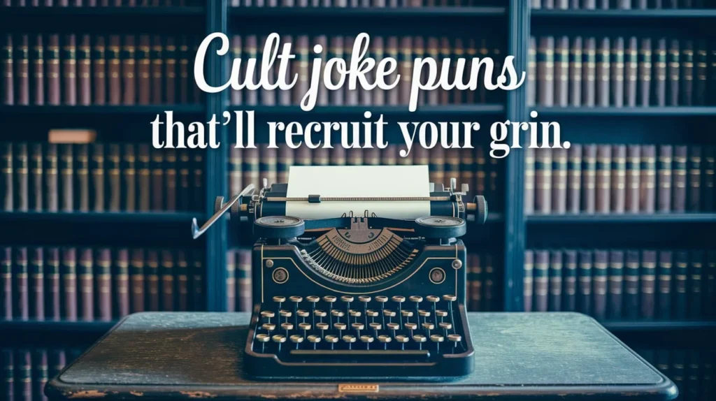 Cult Joke Puns That’ll Recruit Your Grin