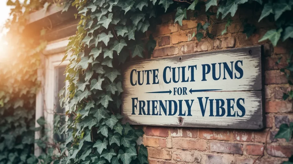 Cute Cult Puns for Friendly Vibes
