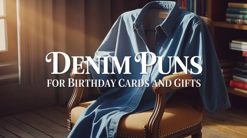 Denim Puns for Birthday Cards and Gifts