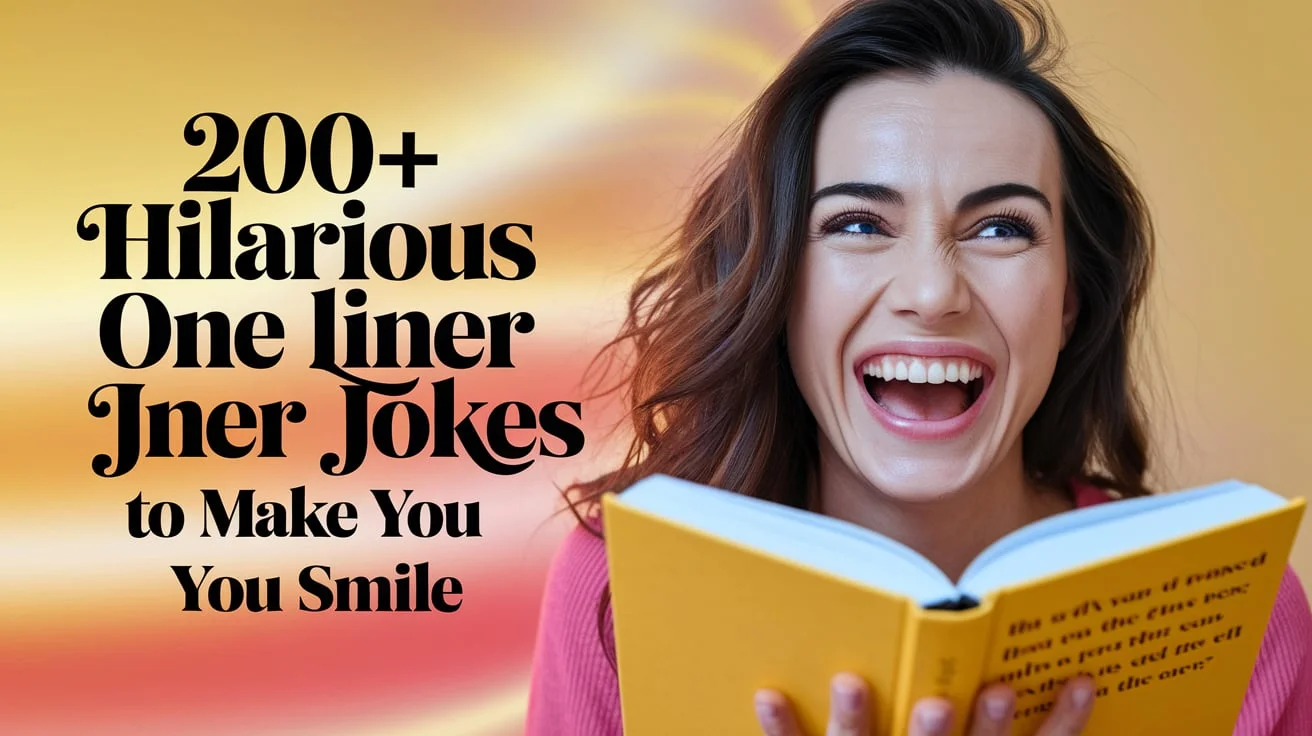 Hilarious One Liner Jokes to Make You Smile