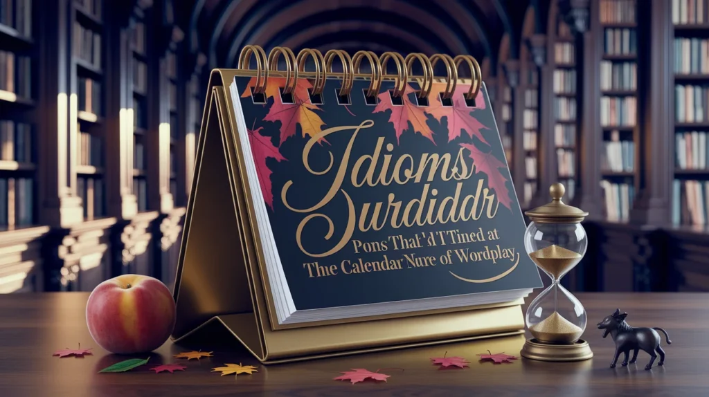 Idioms Unfolded: Puns That’ll Turn Your Calendar Upside Down