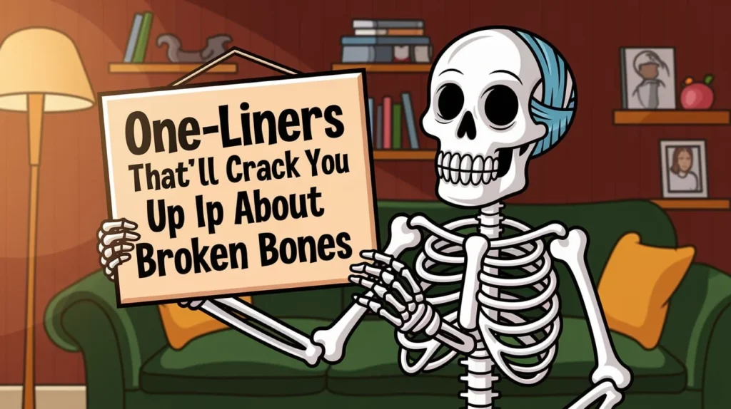 One-Liners that’ll Crack You Up About Broken Bones