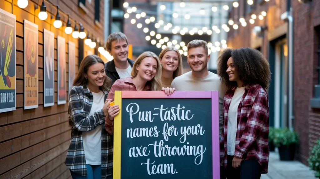 Pun-tastic Names for Your Axe Throwing Team
