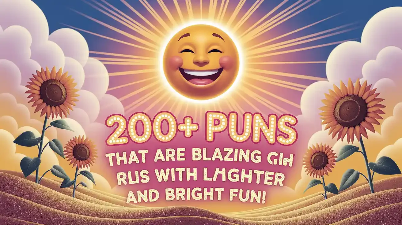 Sun Puns That Are Blazing with Laughter