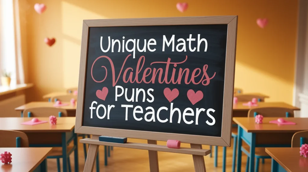 Unique Math Valentines Puns For Teachers