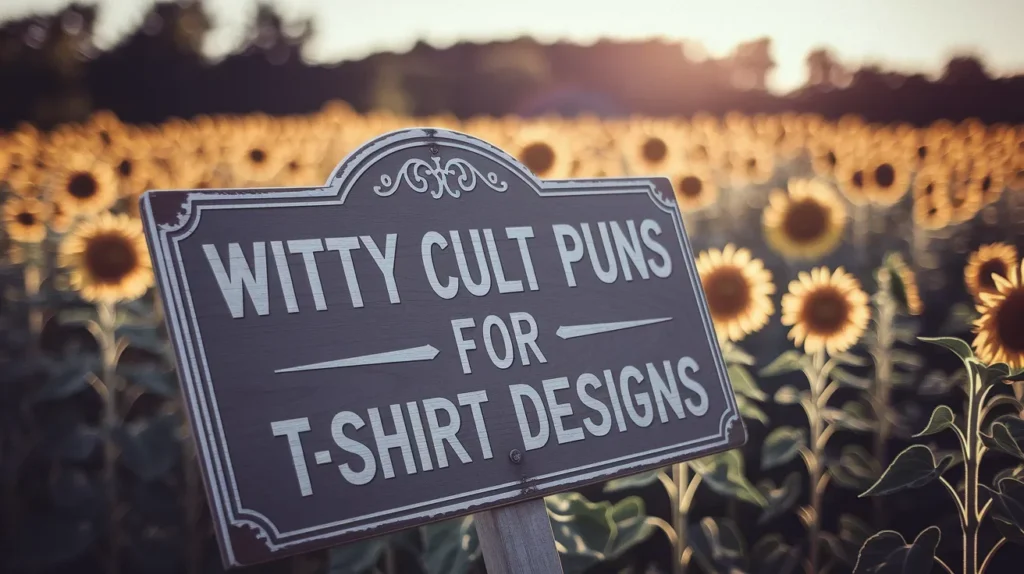 Witty Cult Puns for T-shirt Designs
