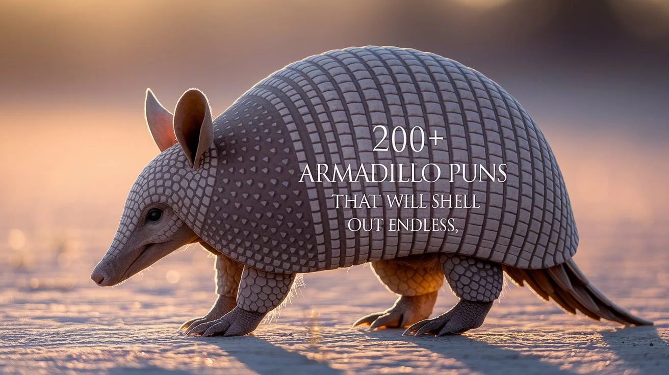 200+ Armadillo Puns That Will Shell Out Endless
