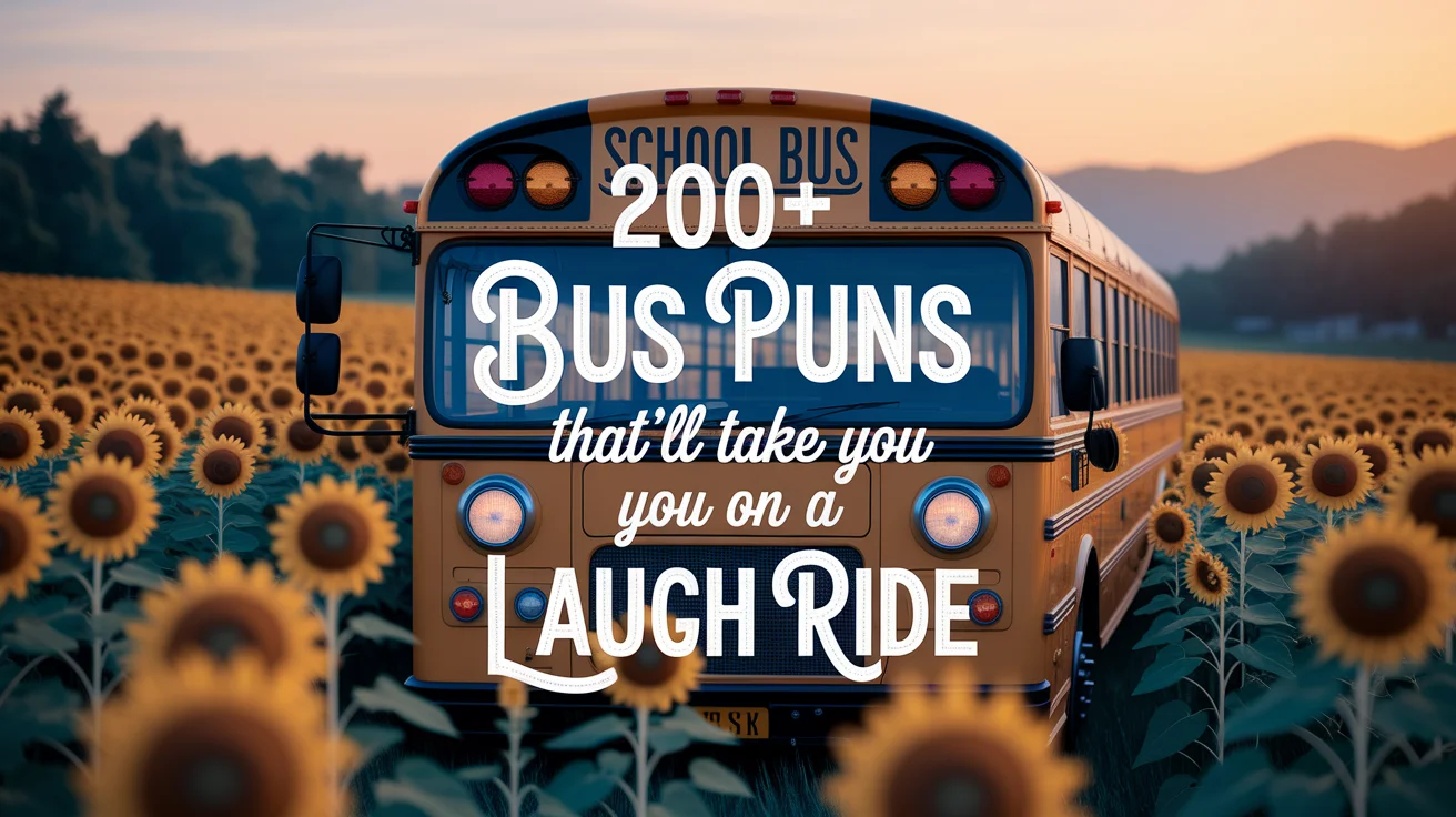 200+ Bus Puns That’ll Take You on a Laugh Ride