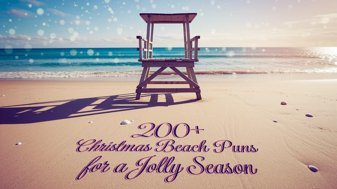 200+ Christmas Beach Puns for a Jolly Season