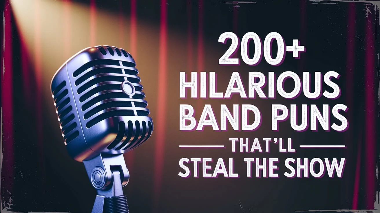 200+ Hilarious Band Puns That’ll Steal the Show