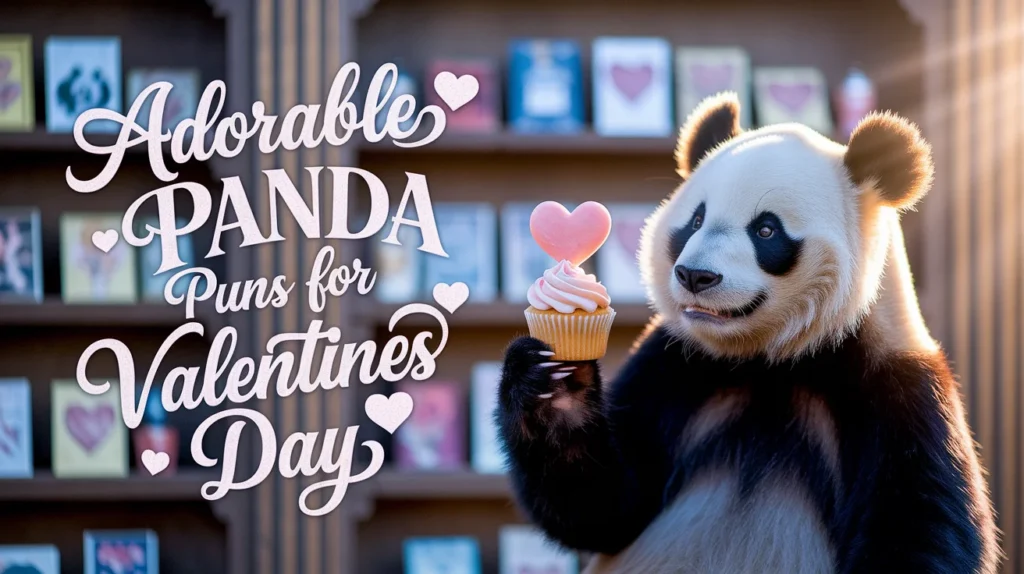 Adorable Panda Puns For Valentines Day