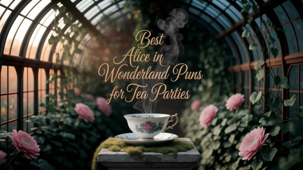 Best Alice in Wonderland puns for tea parties