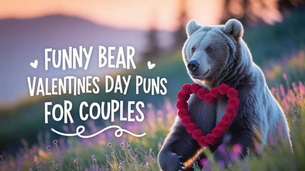 Funny Bear Valentines Day Puns for Couples