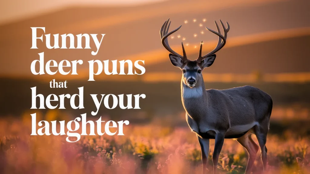Funny deer puns that herd your laughter