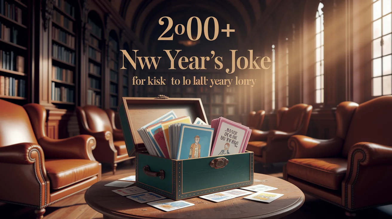 New Year’s Jokes for Kids to Laugh All Year