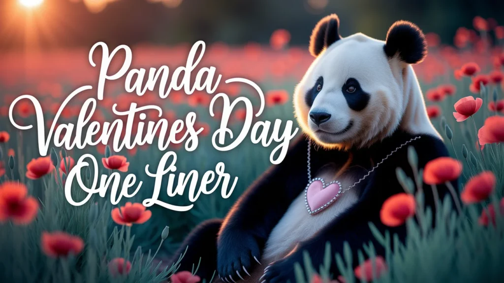 Panda Valentines Day Puns One Liner